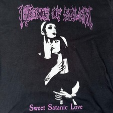 Salem x Cradle of Filth Black Band Longsleeve T-Shirt XL Sweet Satanic Love Punk