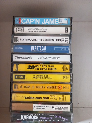 11x cassette tapes various - 11x,