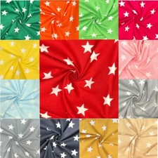 100% Cotton Fabric Large Stars