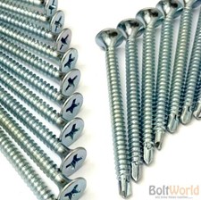3.5 x 42mm ZINC SELF DRILLING PLASTERBOARD DRYWALL SCREWS METAL WOOD PARTITIONS
