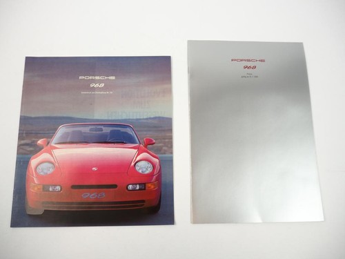 Brochure porsche 968 liter - porsche, 3.0