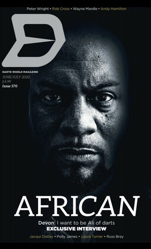 Darts world magazine issue - darts,