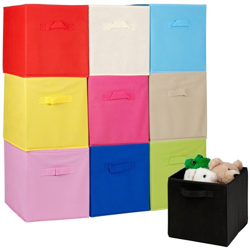 Collapsible cube storage boxes - collapsible,