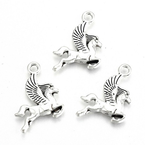 Horse pegasus charms tibetan - charms,