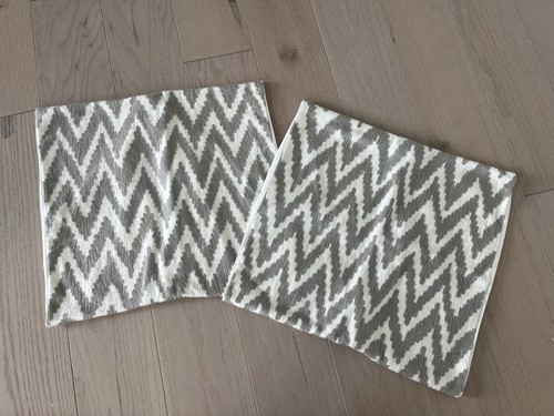 West elm organic chevron grey - elm,