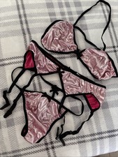 Metallic Suspender Bikini