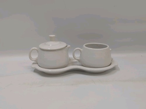 Fiesta cream sugar - tray, set