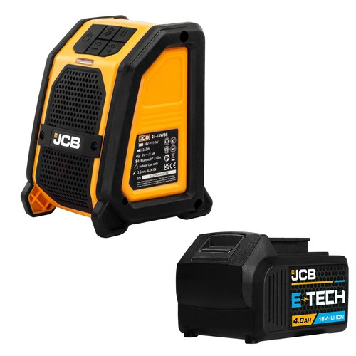 Jcb 18v bluetooth site speaker - 18v,