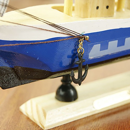 24cm wooden sailboat - (as, shown)24cm