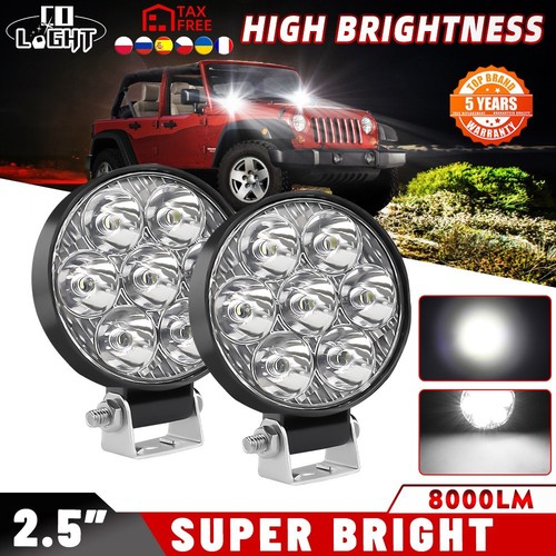 2pcs mini led work - 2.5",