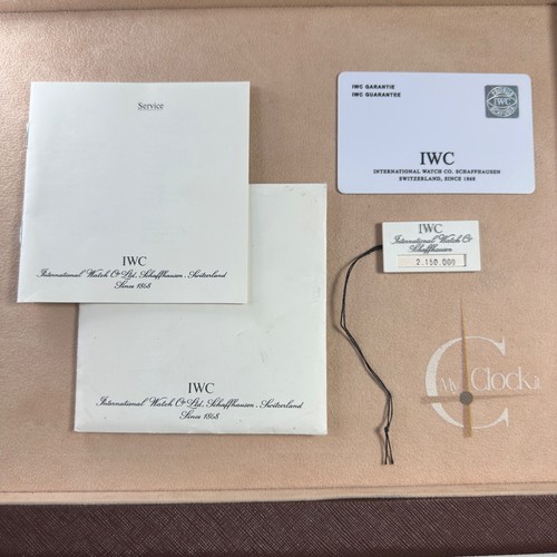 Iwc ingenieur watch documents - watch,
