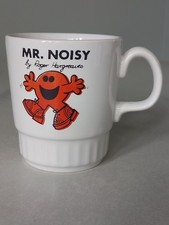 Mr Men Mr Noisy Vintage Childrens Ceramic Mug  (Roger Hargreaves)