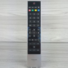 Toshiba RC-3910 TV Remote Control Black/Silver for 32BV712B 32BV801B 37BV701B