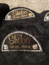 Vintage Sheba Luxury Mohair 4 x 50 gm black 