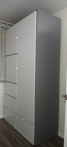 Ikea visthus grey - visthus, grey/white