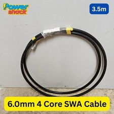 6.0mm 4 Core SWA - 3.5 Metre - Outdoor Cable Steel Wired Armoured DELIVERED!