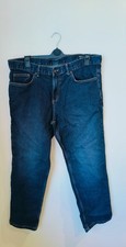 Mens pair of dark wash denim