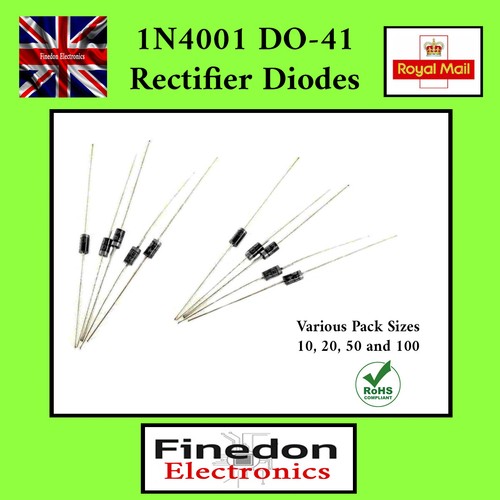 1n4001 rectifier diode 50v - rectifier,