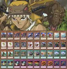 YuGiOh GX Tyranno Hassleberry Jurassic World Dinosaur Deck w Free Game Mat SPEED