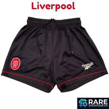 VINTAGE LIVERPOOL 1996-97 AWAY FOOTBALL SHORTS SMALL ADULT (V GOOD)
