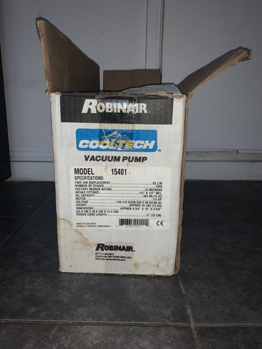 Robinair vacuum pump - robinair, 110v