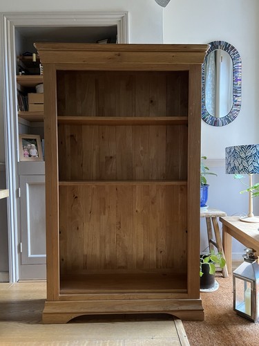 Solid oak bookcase 60x37x12cm - solid,