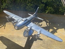 Large  Aluminium Aeroplane Vintage Handmade