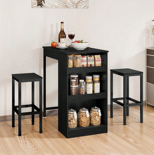 Breakfast bar table set - set, with