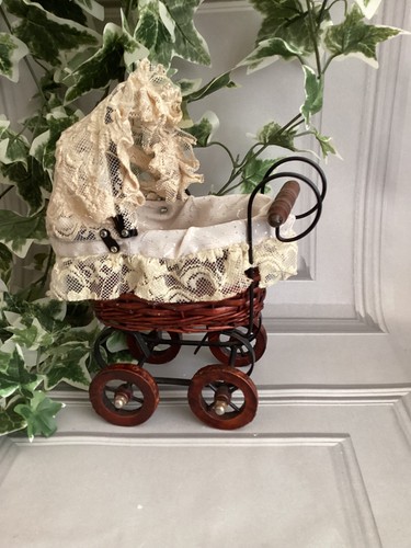 Vintage style doll pram - style,