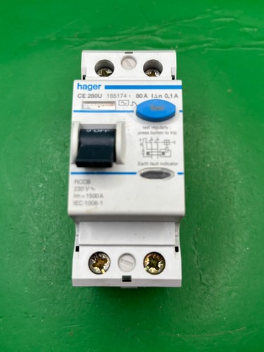 Hager ce280u 80a 100ma rcd - ce280u,