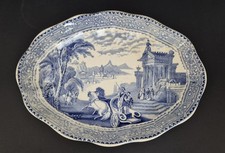 Pretty 19c Blue Transferware