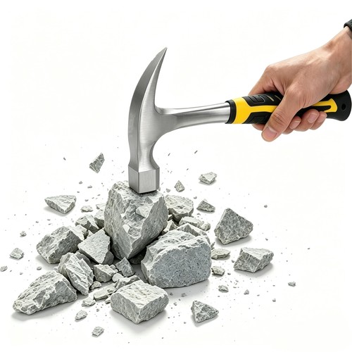 All steel geological hammer - all,