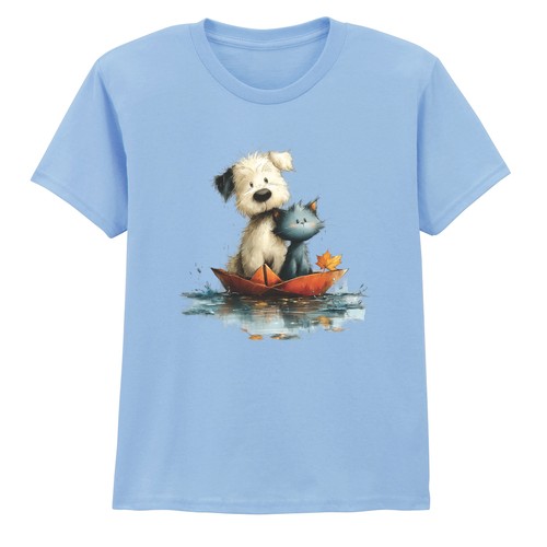 Cute puppy and kitten - cute, kids