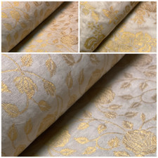 £7.50 Ivory white brocade