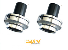 2 x Authentic Aspire® Pockex™ Top Caps / Retaining Base & Drip Tip