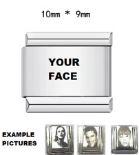 charm Personalised, face picture, fit for nomination bracelet style, 