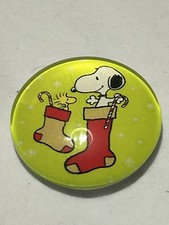 Snoopy/Woodstock Glass- Fridge