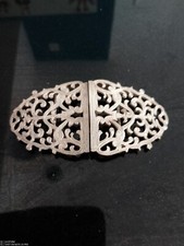 solid silver nurse buckle