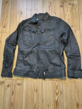 G-Star Raw mens lightly waxy look coated denim jacket XL