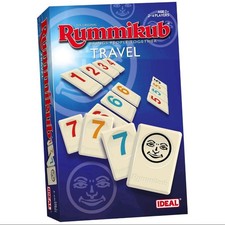 IDEAL Rummikub Travel Game - Portable Classic Tile Game for On-the-Go Fun New