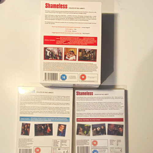 Shameless series dvd box - series,