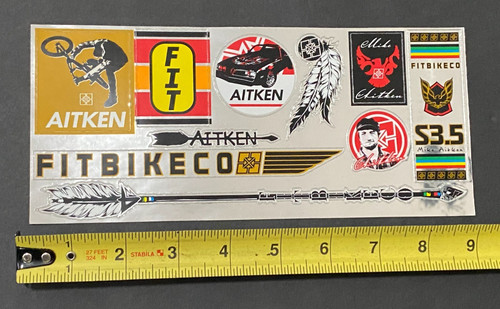 Fit bike sticker decal - co, /
