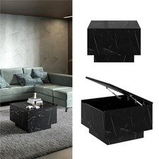 Black Coffee Table Black
