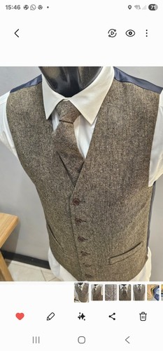 Mens golden brown tweed - mens,