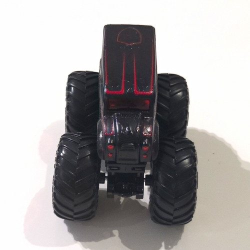 Black red monster truck toy - black,