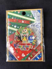 Pokemon Centre Japan Christmas 2016 Pikachu Popplio Litten Rowlet Pin Badge NEW