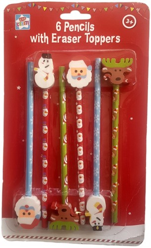 Pencils with christmas - 6x,