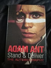 Adam Ant Signed Stand and Deliver Book