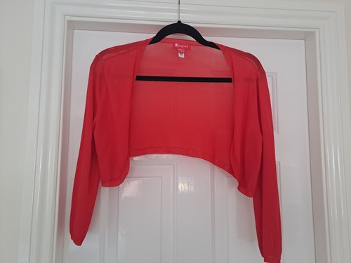 Red monsoon shrug size - red,