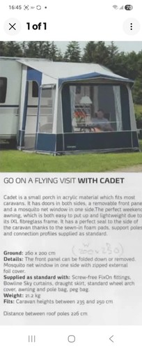 Ventura cadet awning bought - ventura,